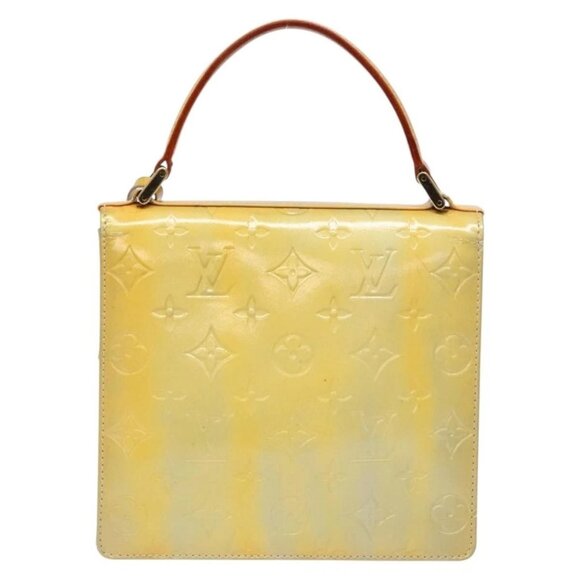 LOUIS VUITTON Monogram Vernis Spring Street Hand Bag Gris M91029 LV Auth 140998 - Picture 6 of 15